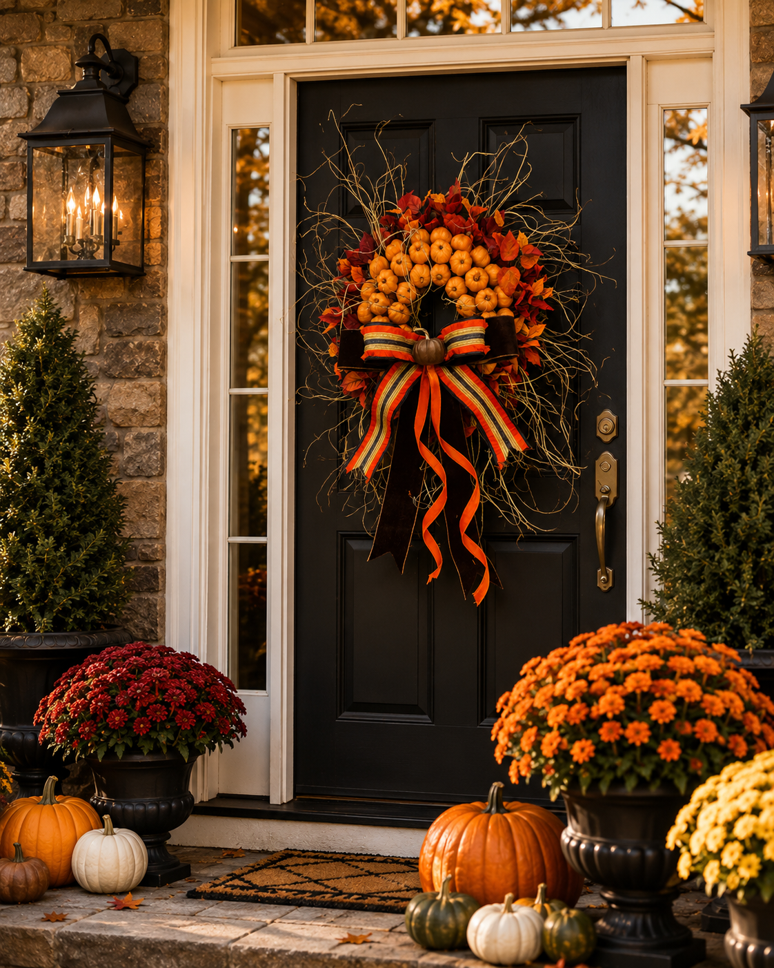 Autumn Woodland Harvest Wreath