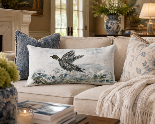 Flying Duck Lumbar Pillow