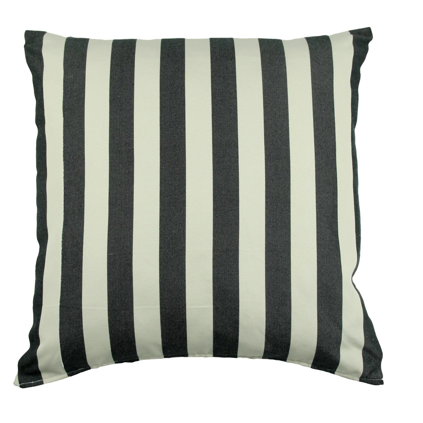 Pillow - True Black Stripe - Indoor / Outdoor Cushion