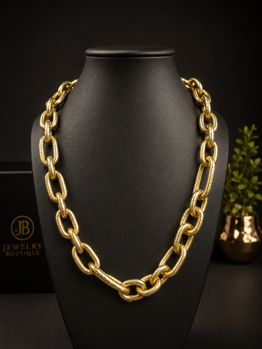 Mixed Chain Link Necklace