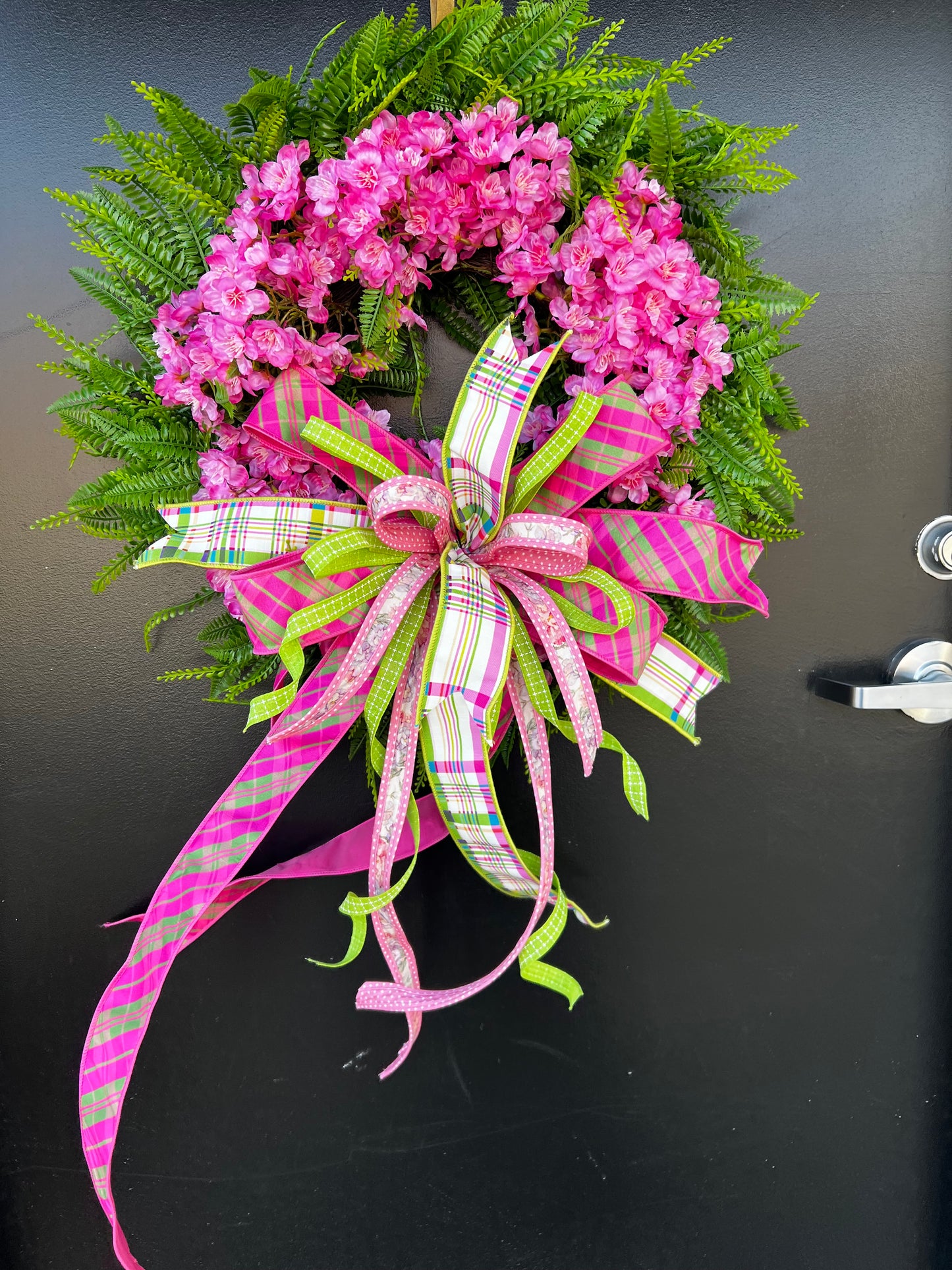 Beaded Cherry Blossom Wreath
