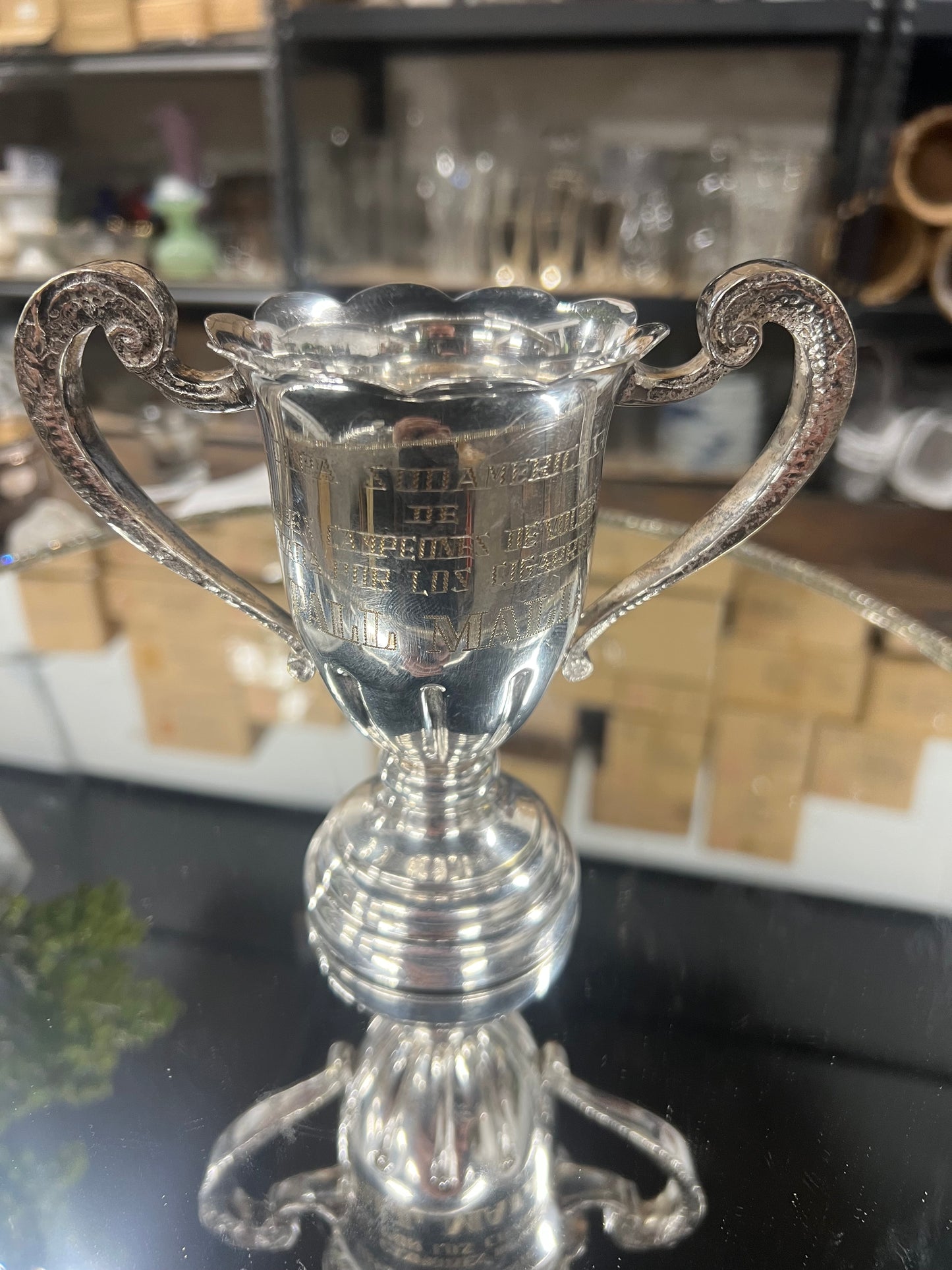 Vintage Silver-Plated Trophy