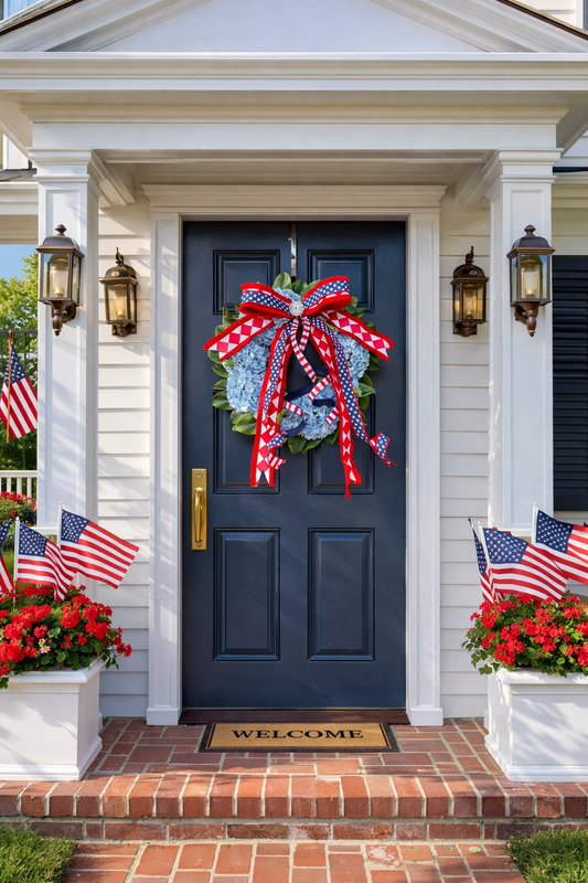 Liberty Hydrangea Wreath 🇺🇸
