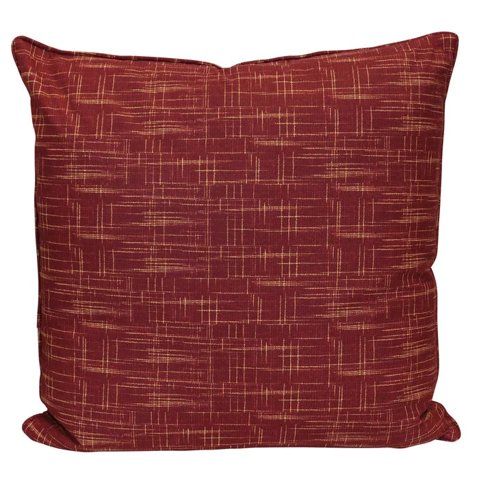 Set of Two Burgundy Pillow