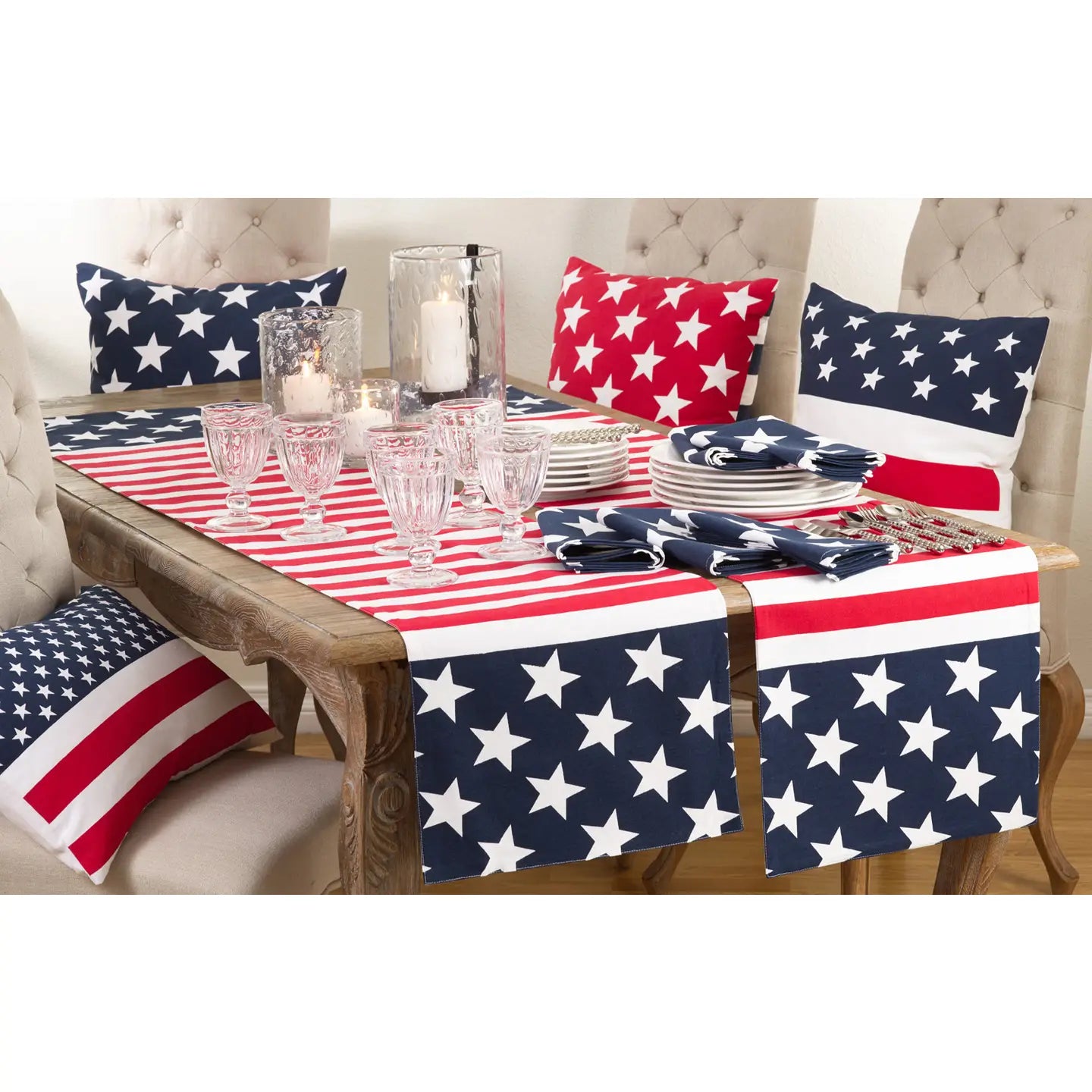 American Flag Table Runner