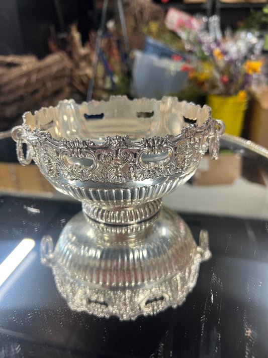 Vintage Silver-Plated Candy Dish (2)