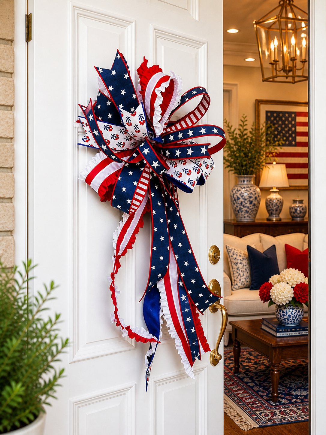 Liberty Lace Door Bow