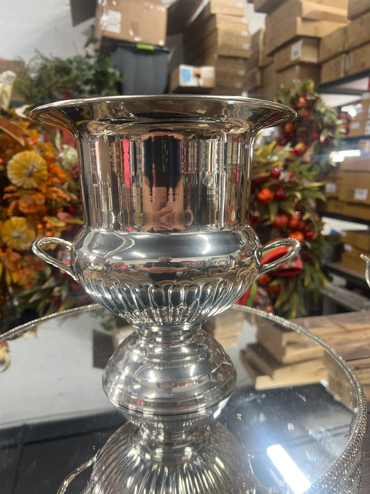 Vintage silver-plated champagne urn (5)