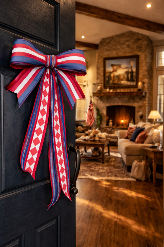 Liberty Diamond Statement Bow 🇺🇸