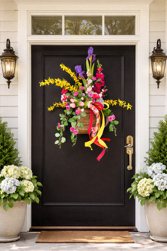 Springtime Charm Nantucket Basket