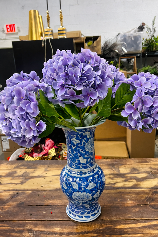 Real Touch Purple Hydrangea