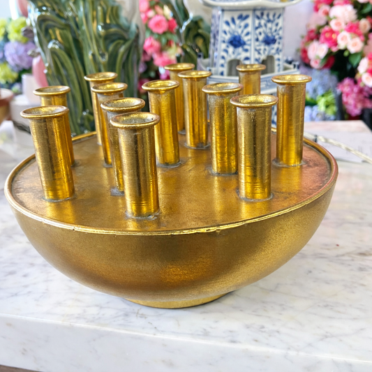 Metal Tulip Vase Flower Arranger