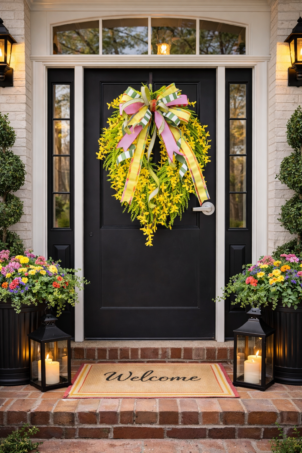 Sunshine Forsythia Spring Wreath