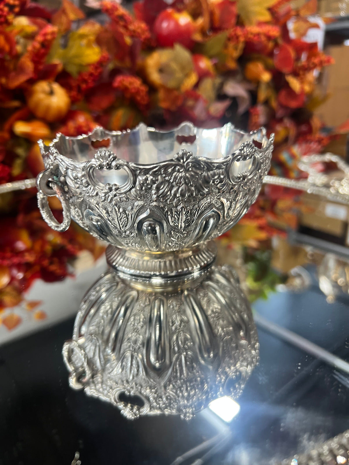Vintage Silver Plated Candy Dish