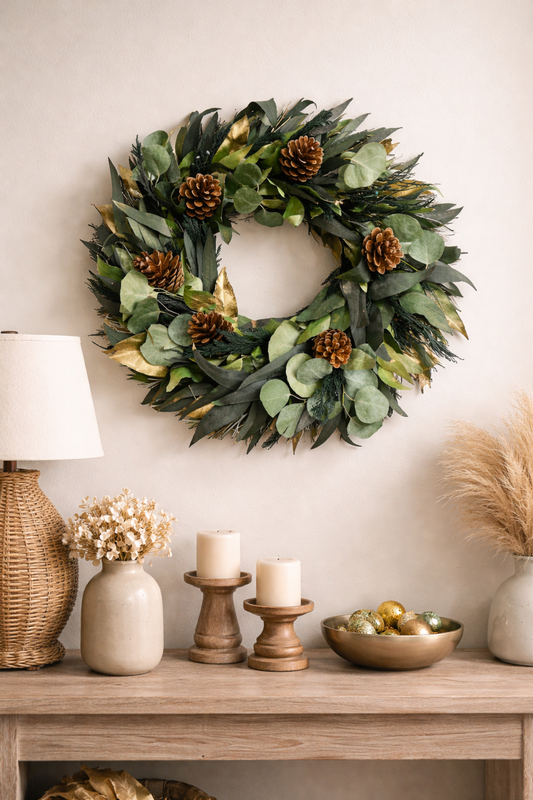 Gold Patina Wreath
