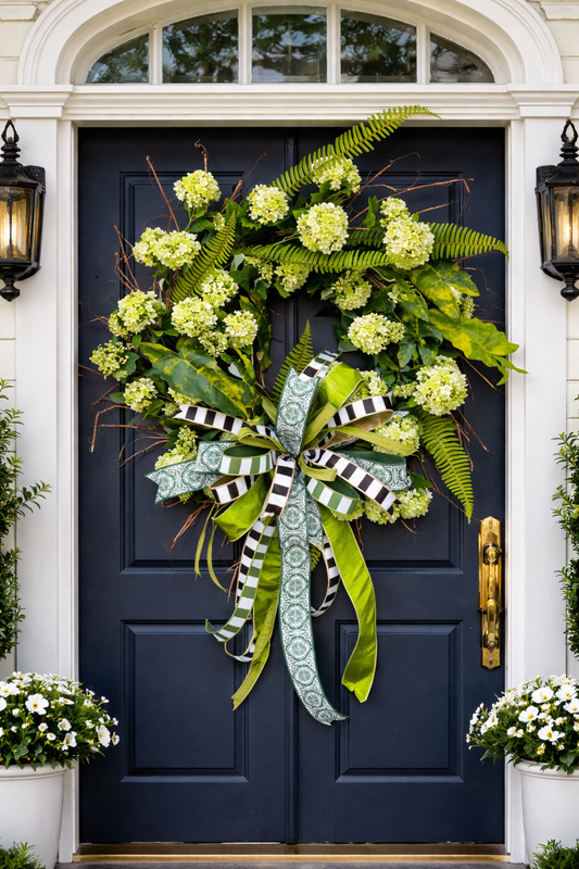 Lime Light Fern Wreath