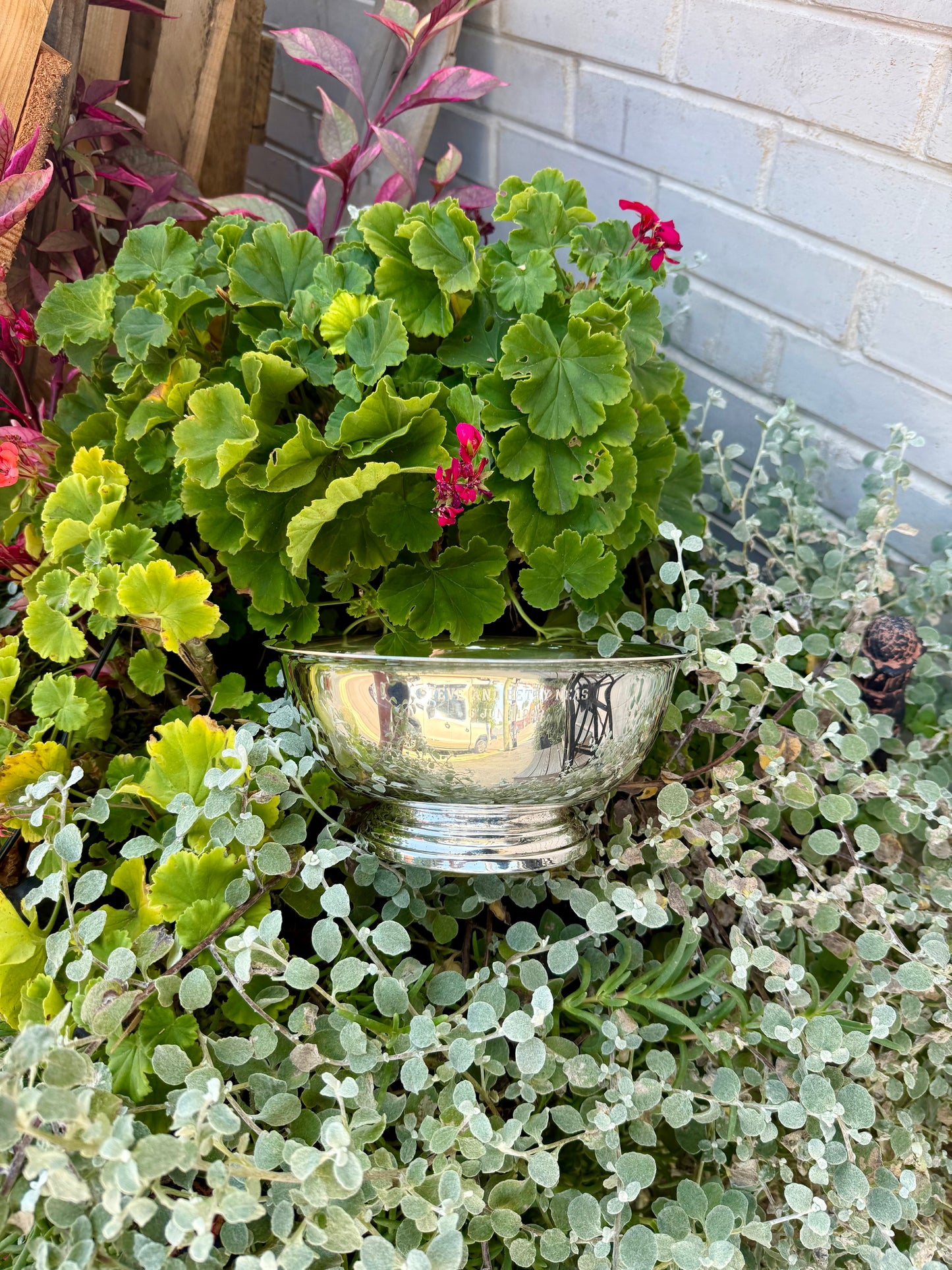 Vintage Paul Revere Silver Plated Bowl