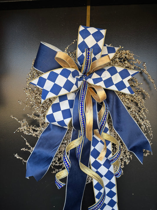 Blue harlequin winter