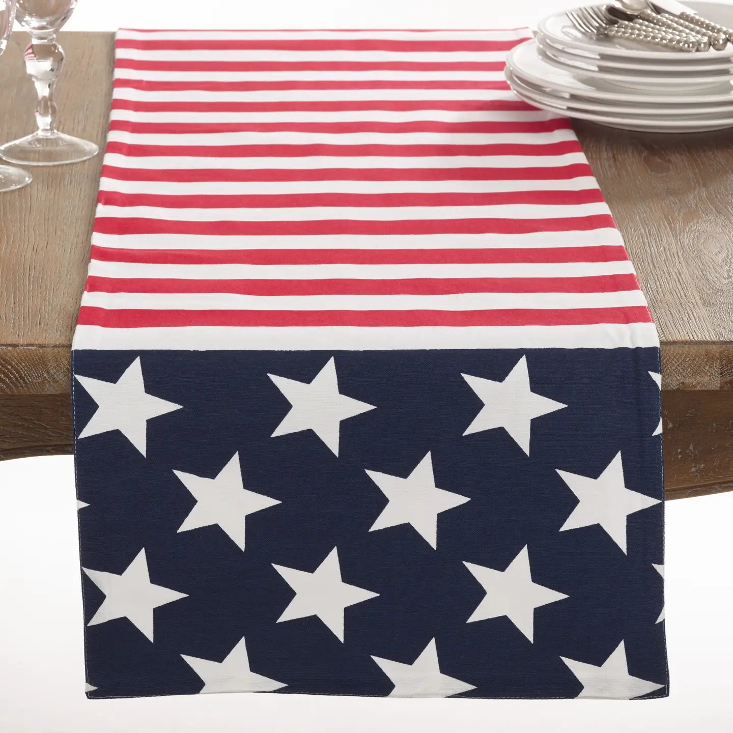 American Flag Table Runner