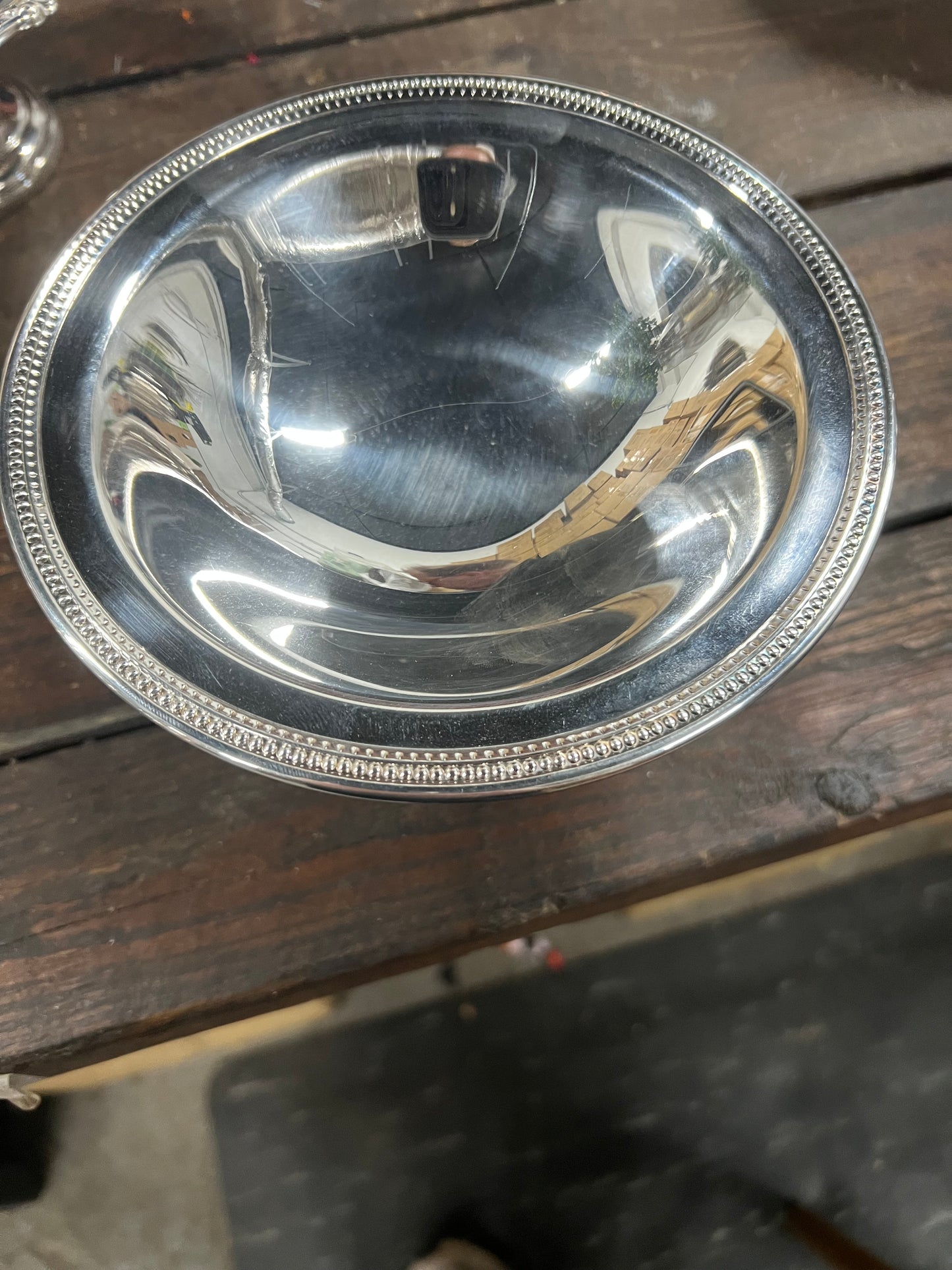 Vintage Silver Plated Pedestal