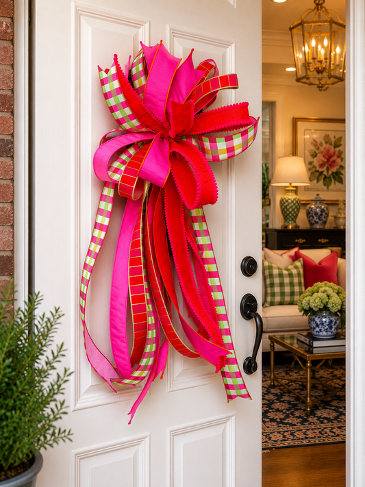 Palm Beach Candy Stripe Bow