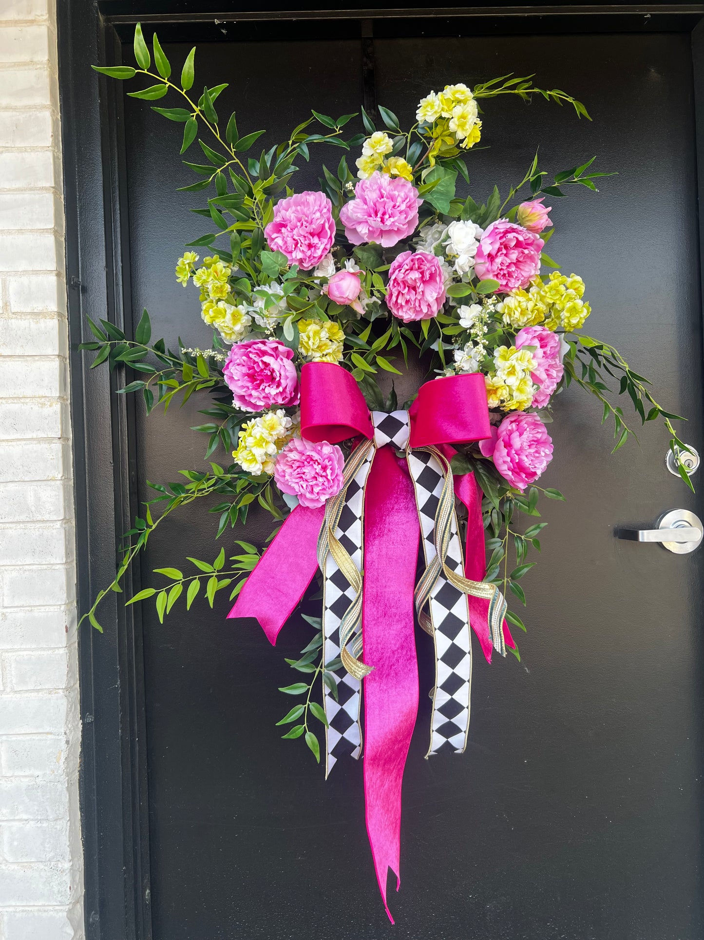 Ruscus Peony Estate Wreath