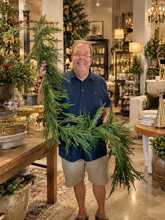 6’ Christmas Norfolk Pine Garland (2)