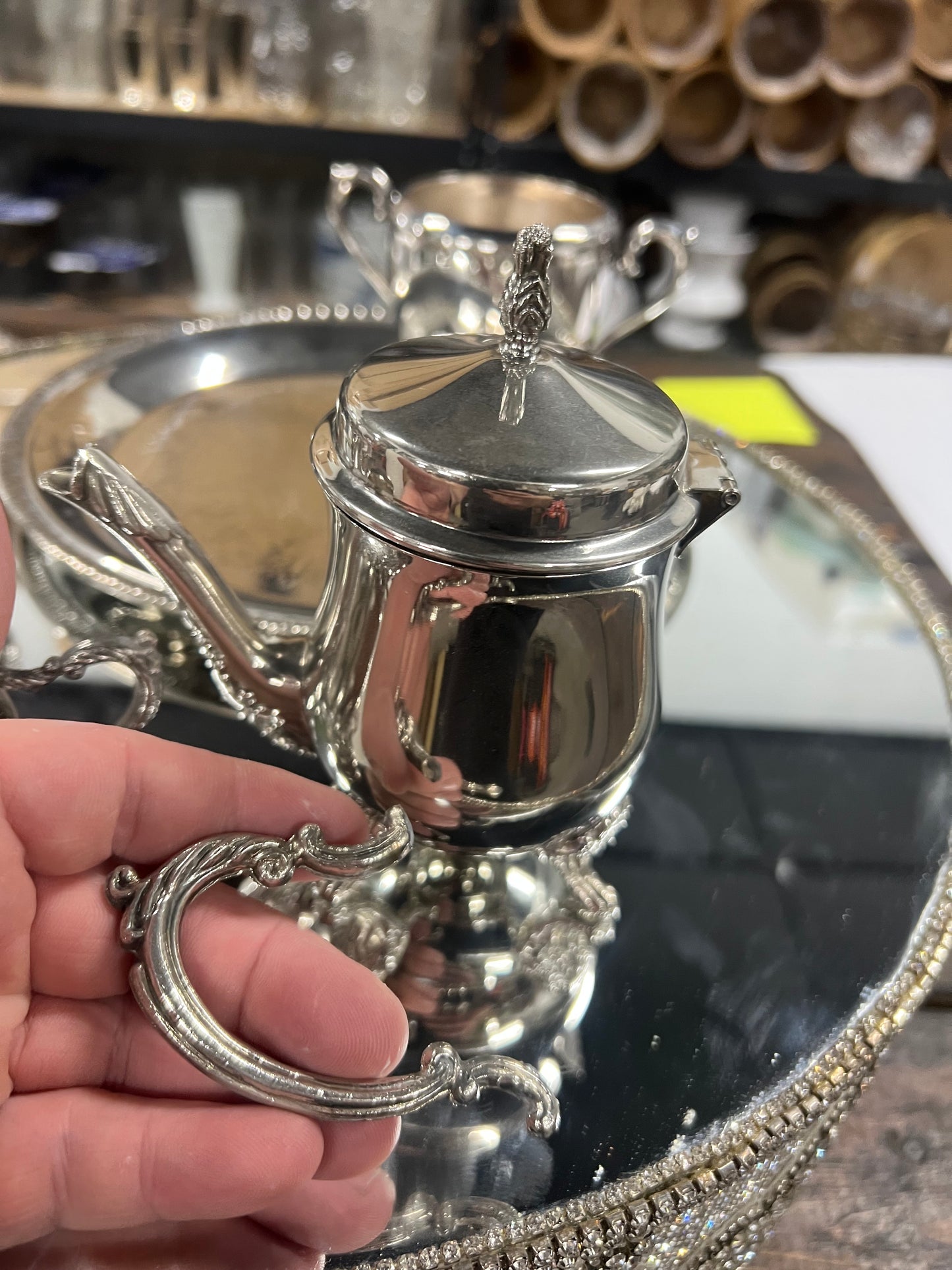 Vintage Silver-Plated Mini Tea/Coffee Set.