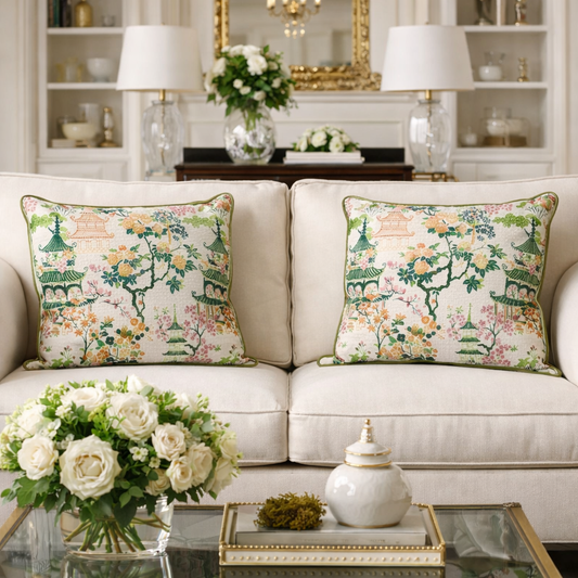 Set of two decorative pillow