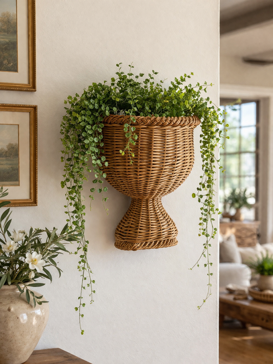 Flat Back Wall Urn