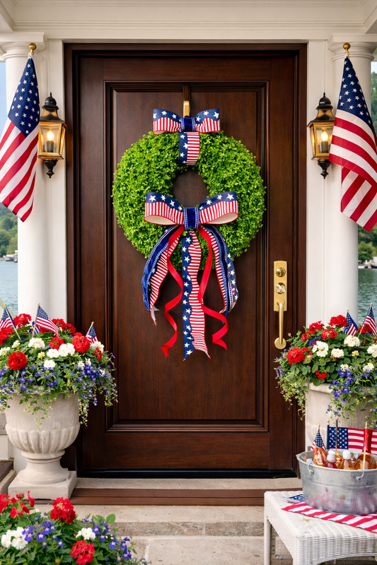 American Heritage Boxwood Wreath