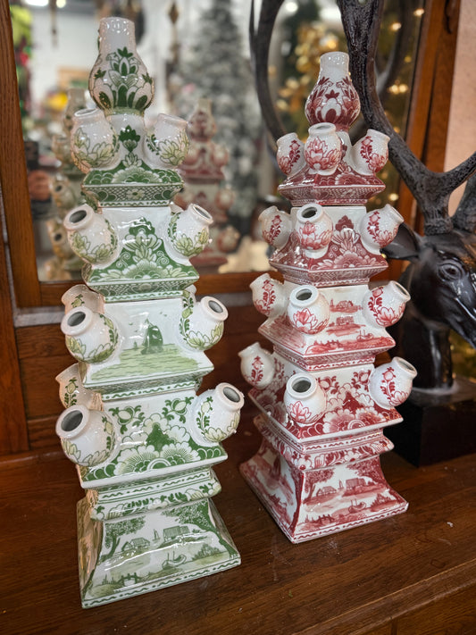 23” RED Pagoda Tulipiere