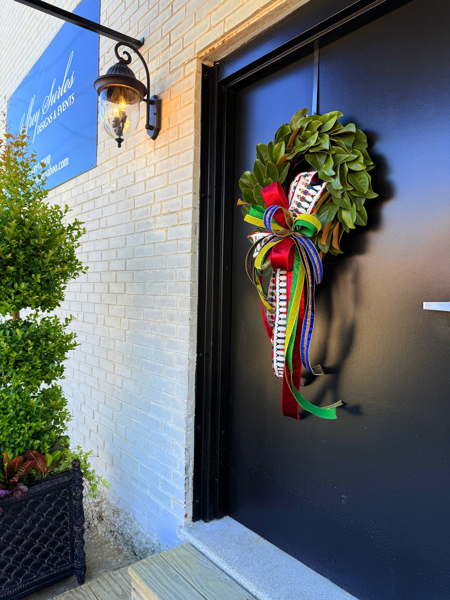 The Magnolia Nutcraker Wreath