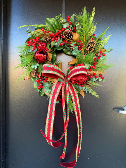 The Christmas Cottage Wreath