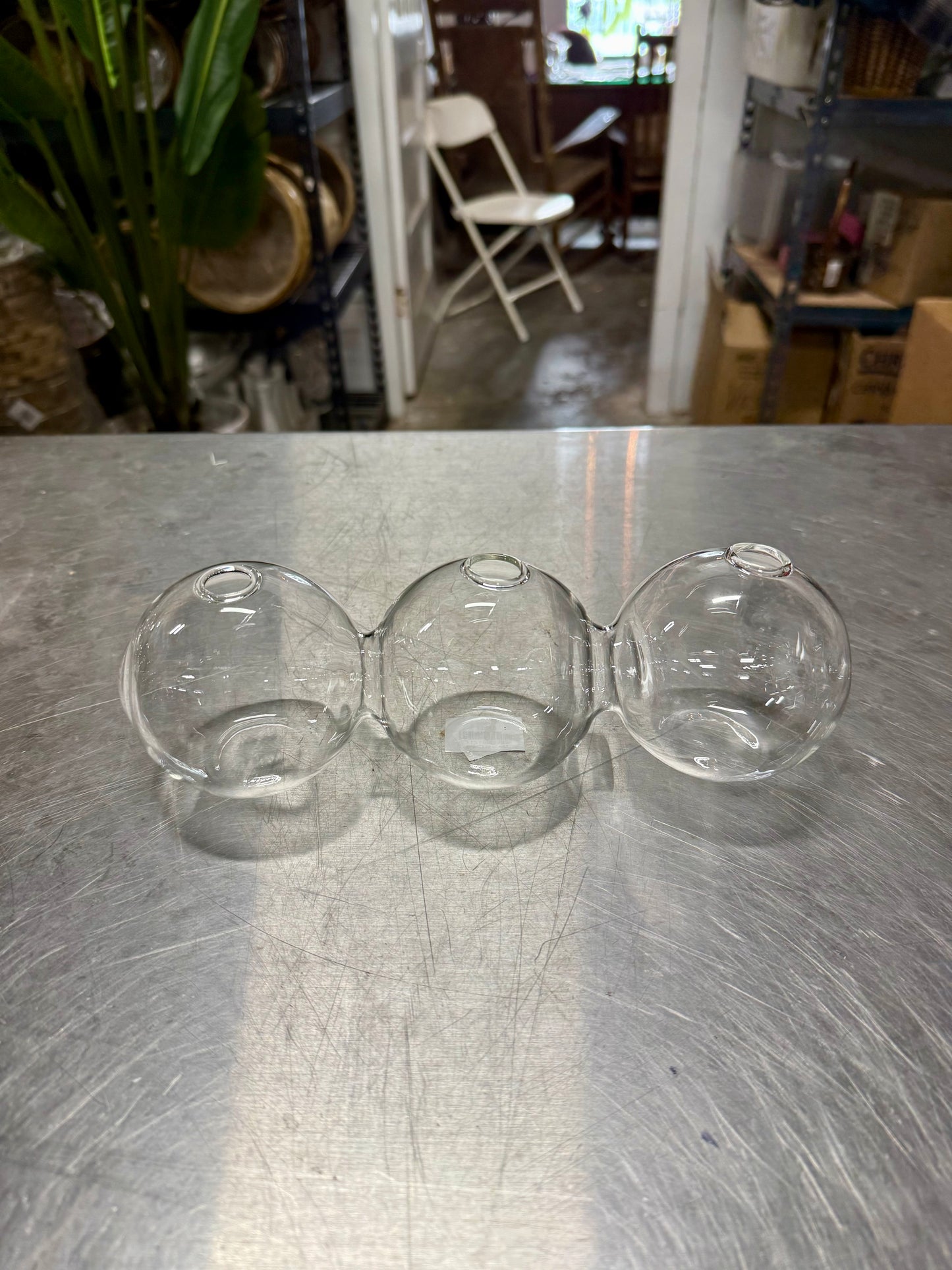 Trio Connected Bud Vase