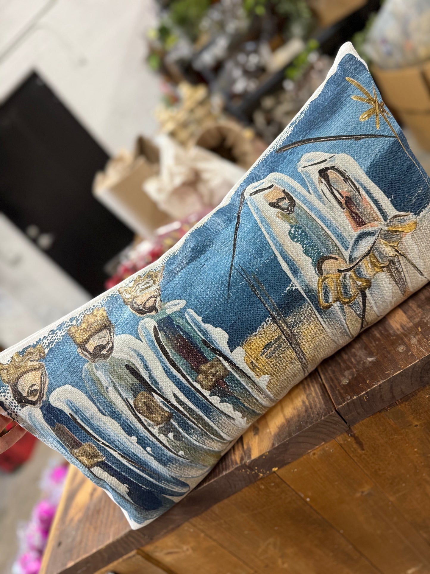 Nativity Lumbar Pillow