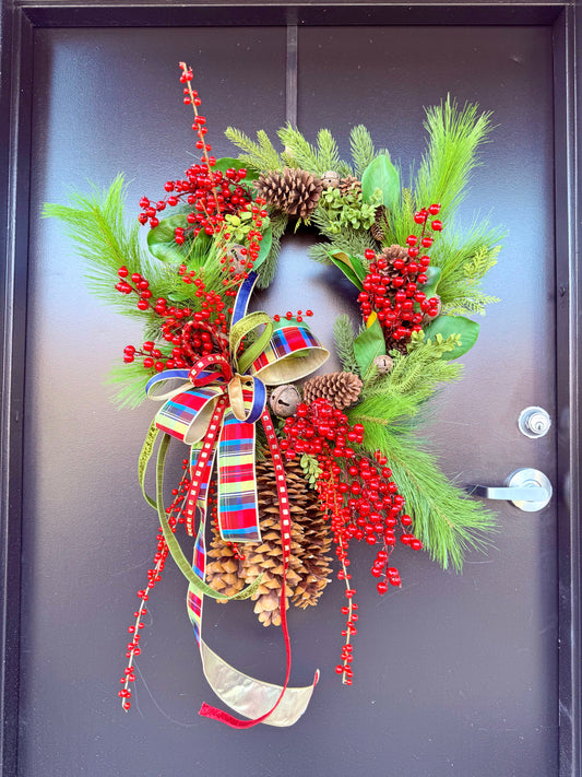 The Nutcrackers Love Christmas Wreath