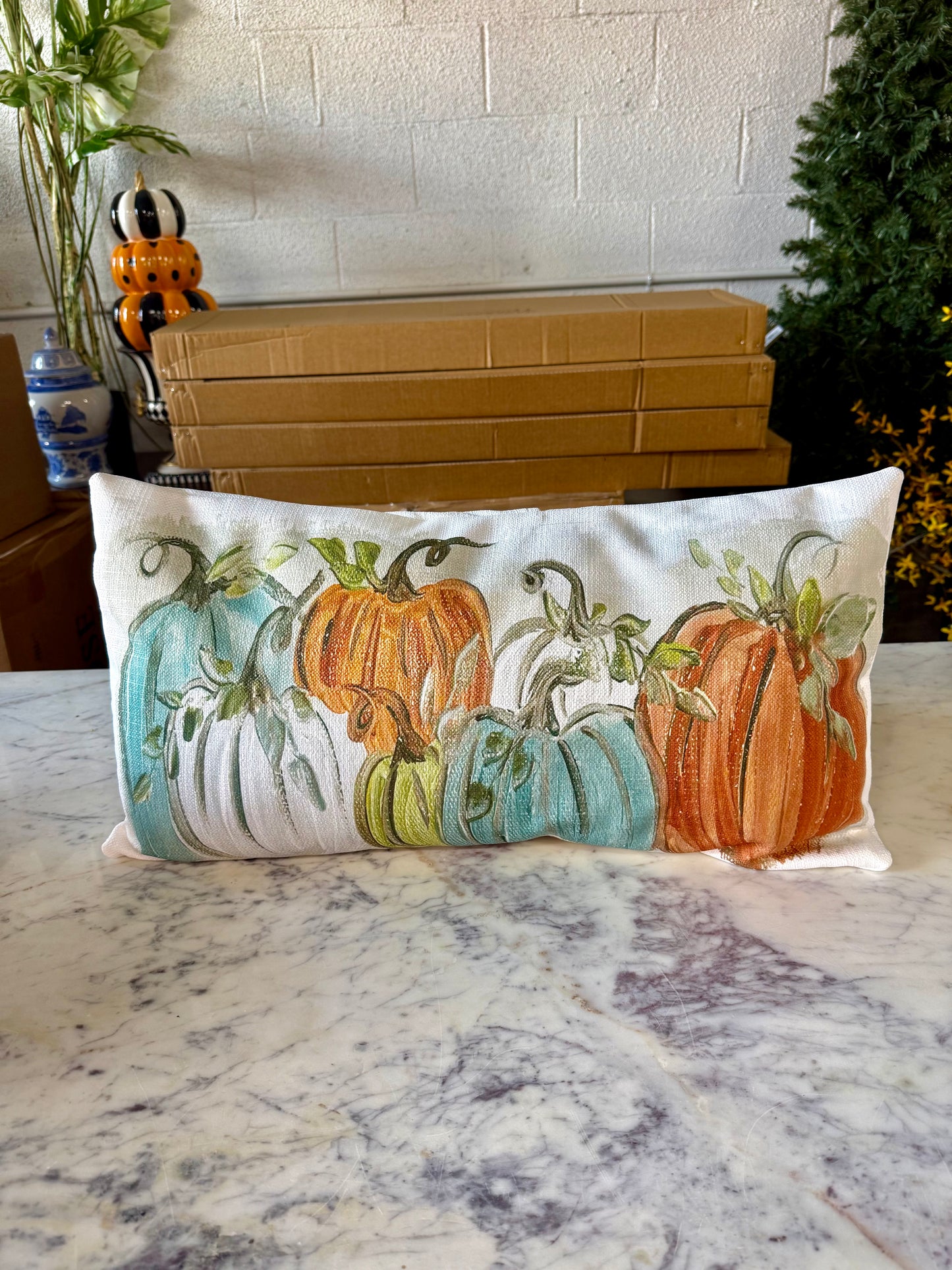 Multi Colour Pumpkin Pillow