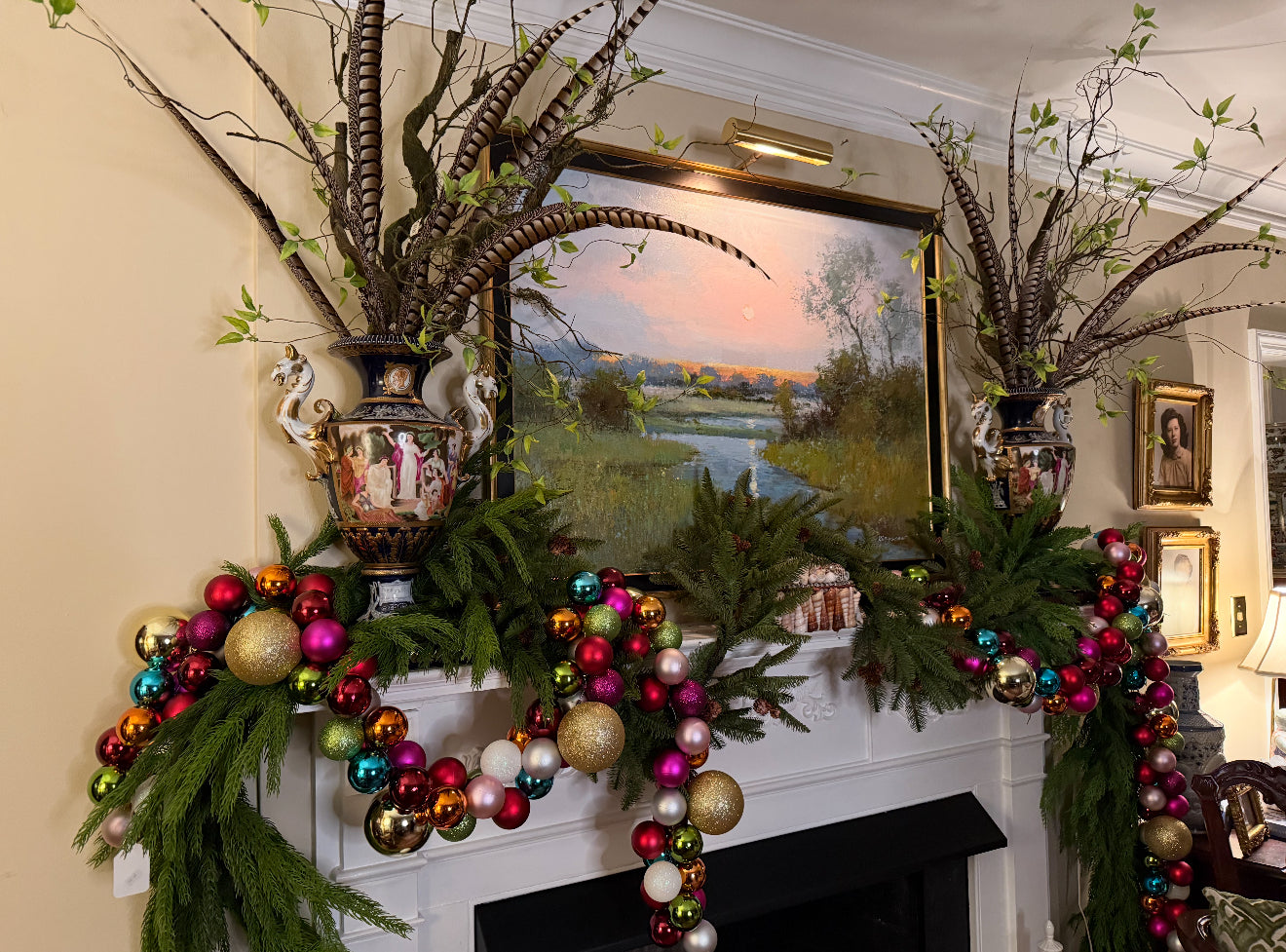 6 Foot Muti-Color Ball Garland