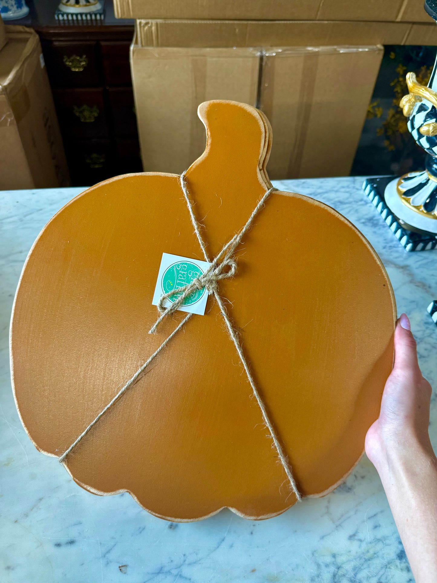 Pumpkin Wooden Placemats (Set of 4)