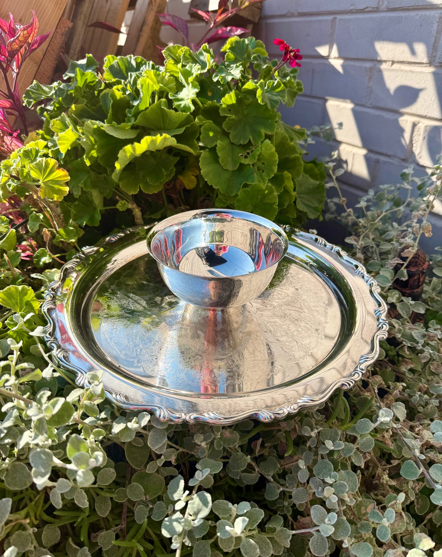 Vintage Silver Plated Vegetable Tray