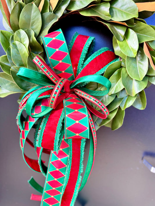 Elf City Christmas Bow
