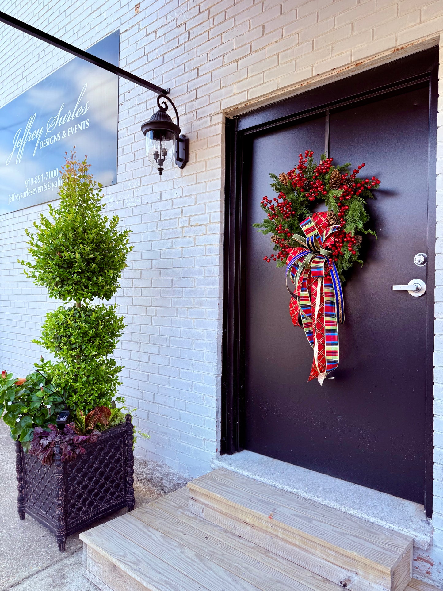 Plaid & Pine Perfection Christmas Wreath