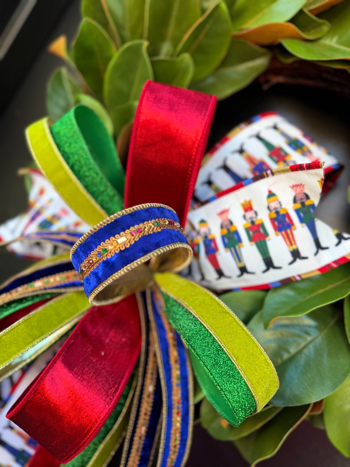 The Magnolia Nutcraker Wreath
