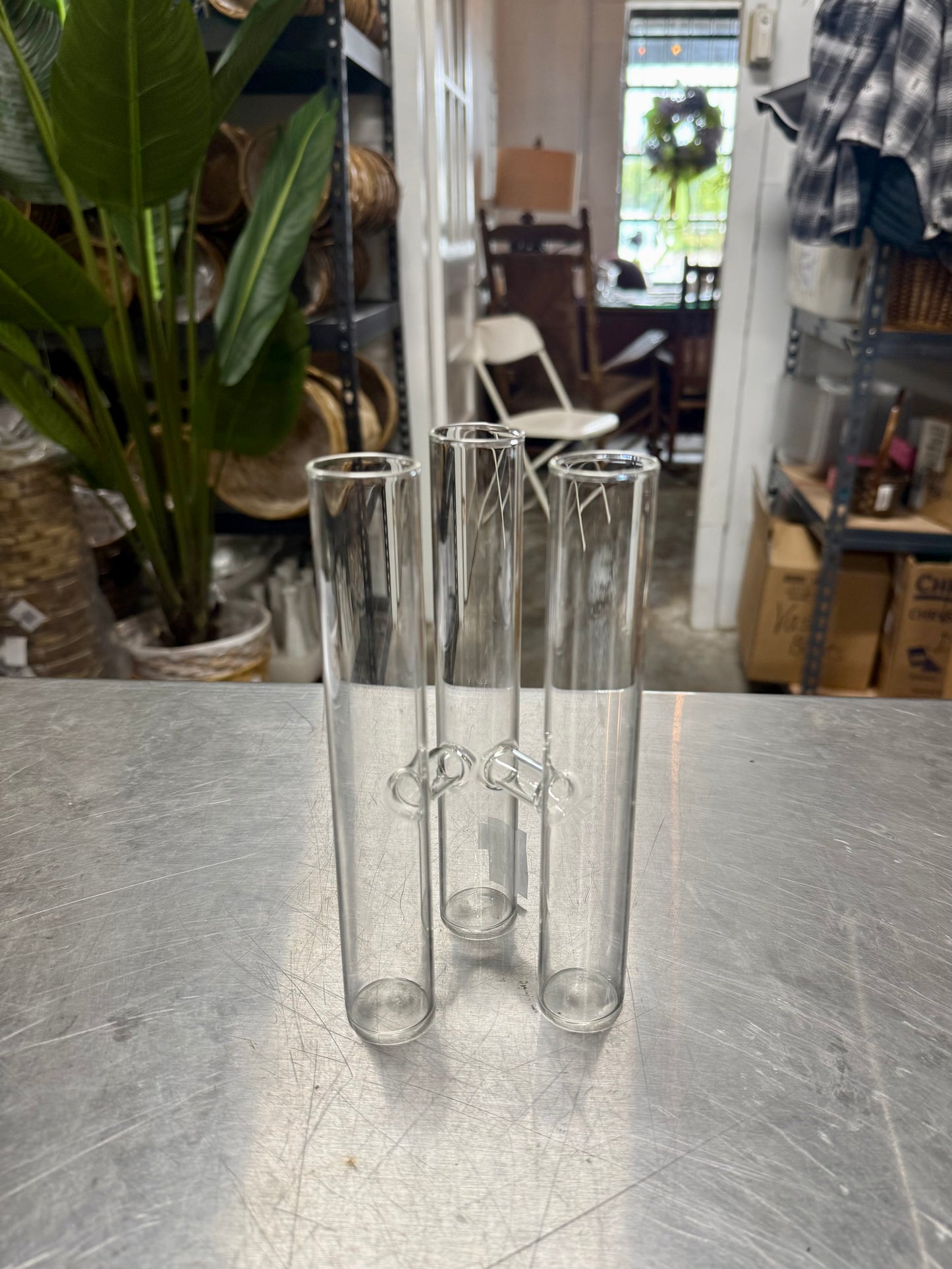 Trio Tube Bud Vase