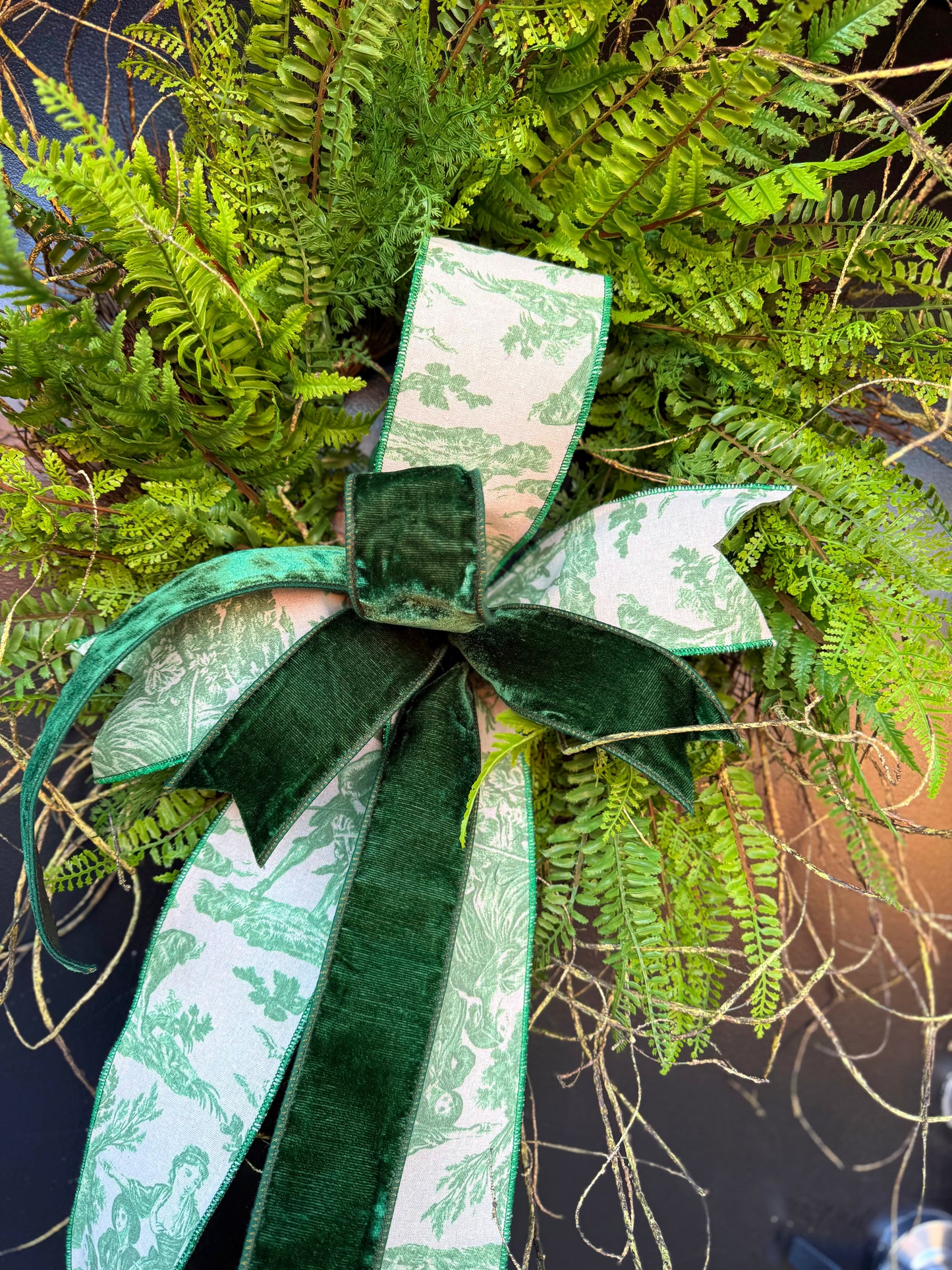 “Emerald Fern Estate” Wreath