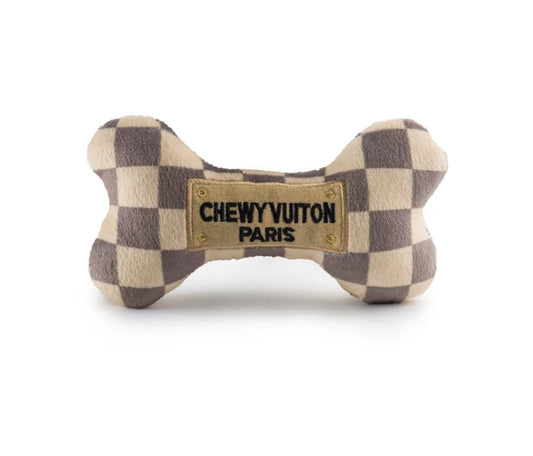 Chewy Vuiton Dog Bone Squeaker