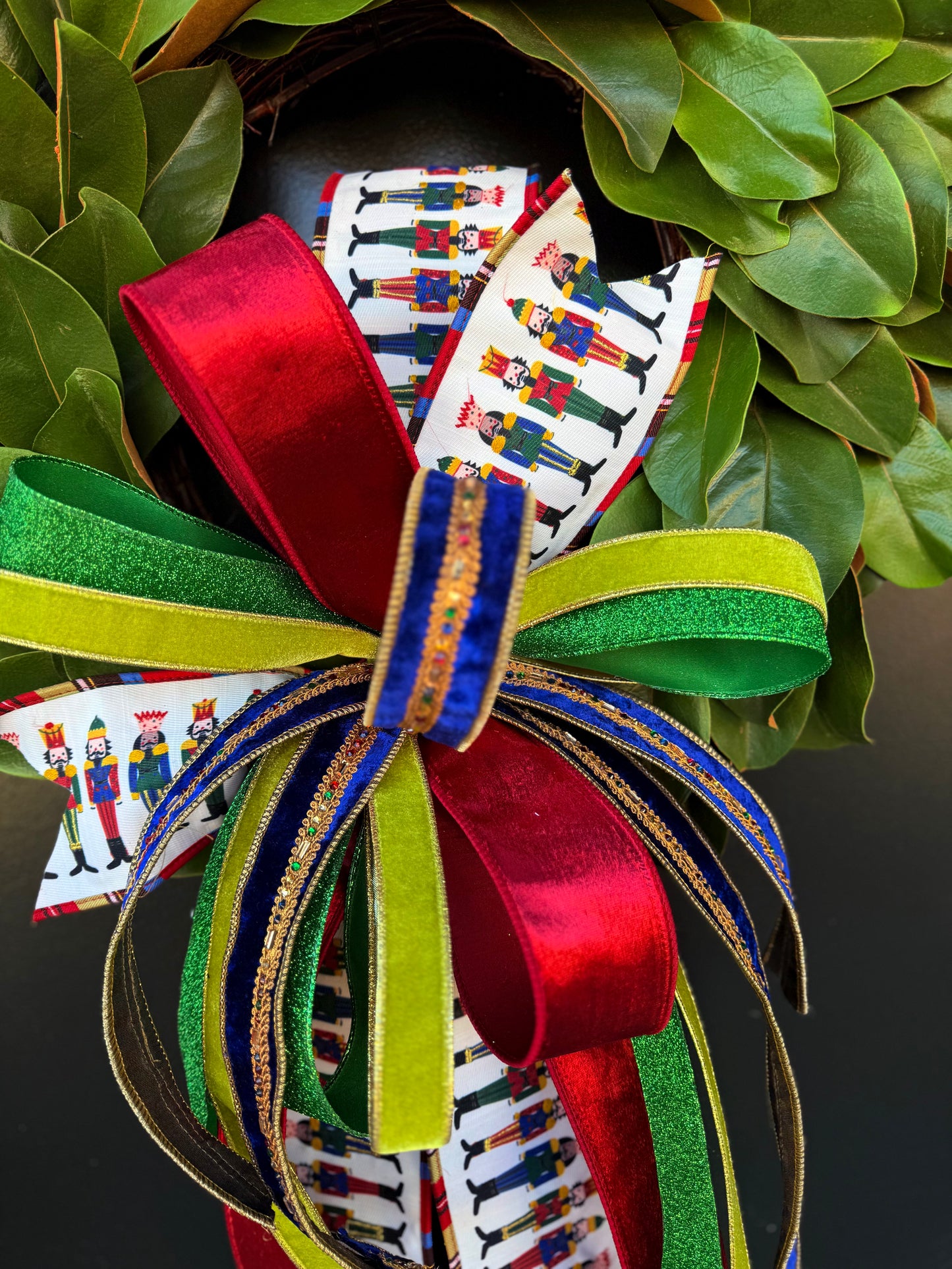 The Magnolia Nutcraker Wreath