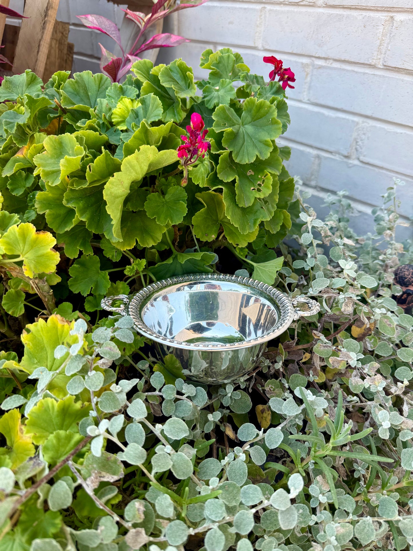 Vintage Wilcox Silver Plated Trinket Bowl