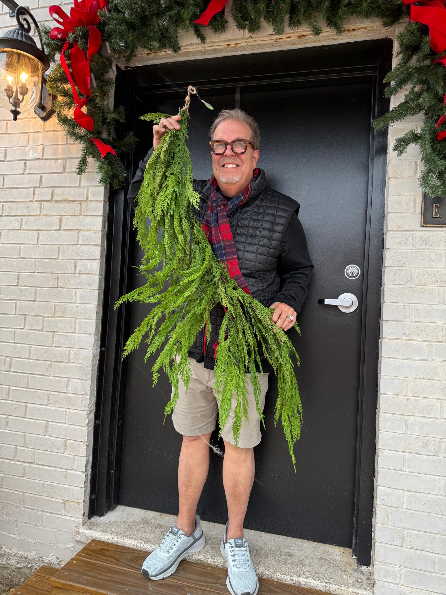 48” Real Touch Lebanon Cedar Dripping Garland (#4)